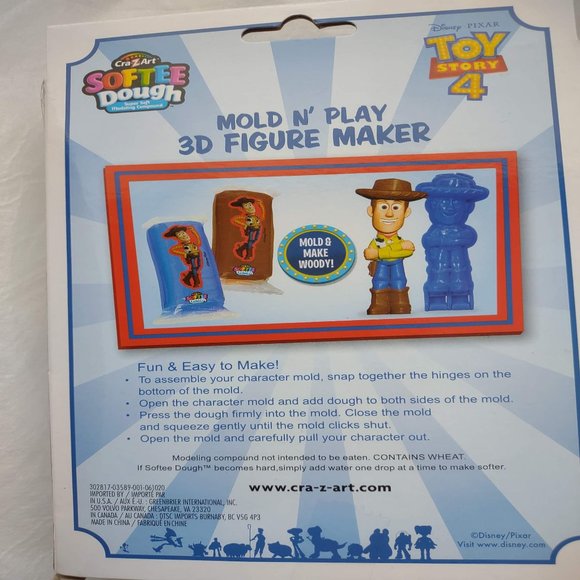 NWT 3 Piece Disney Pixar Toy Story 4 Mold N' Play 3D Figure Maker and Puzzle Set - Picture 5 of 7